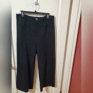 Anthroplogie Black Wide Leg Pant